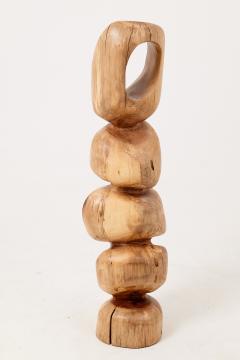  Logniture Still Stand Abstract Wood Sculpture Chainsaw Carved Walnut Logniture - 4600002