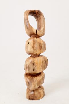  Logniture Still Stand Abstract Wood Sculpture Chainsaw Carved Walnut Logniture - 4600004