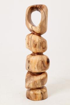  Logniture Still Stand Abstract Wood Sculpture Chainsaw Carved Walnut Logniture - 4600005