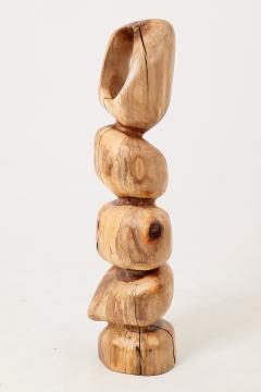  Logniture Still Stand Abstract Wood Sculpture Chainsaw Carved Walnut Logniture - 4601763