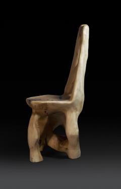  Logniture Svarun Chair Functional sculpture Carved From Single Piece of Wood - 3287110