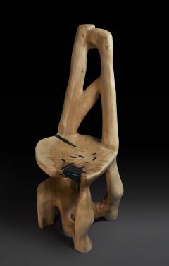  Logniture Svarun Chair Functional sculpture Carved From Single Piece of Wood - 3287113