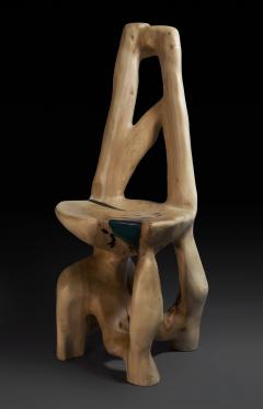  Logniture Svarun Chair Functional sculpture Carved From Single Piece of Wood - 3287114