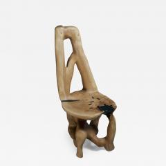  Logniture Svarun Chair Functional sculpture Carved From Single Piece of Wood - 3310225