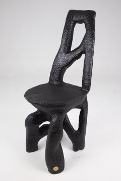  Logniture Svarun Rustic Solid Wood Chair Carved from Single Piece of Wood Logniture - 3732073