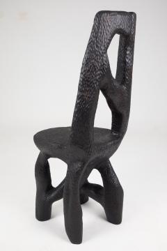  Logniture Svarun Rustic Solid Wood Chair Carved from Single Piece of Wood Logniture - 3732074