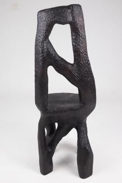  Logniture Svarun Rustic Solid Wood Chair Carved from Single Piece of Wood Logniture - 3732076