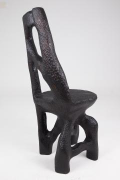  Logniture Svarun Rustic Solid Wood Chair Carved from Single Piece of Wood Logniture - 3732077