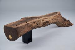  Logniture Wabi Sabi Bench Brutalist Walnut Outdoor Indoor Natural and Eco Friendly - 3651802