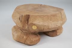  Logniture Wabi Sabi Oak Side Table Natural and Eco Friendly Logniture - 3732088