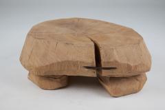  Logniture Wabi Sabi Oak Side Table Natural and Eco Friendly Logniture - 3732092