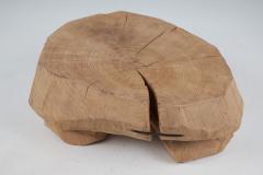  Logniture Wabi Sabi Oak Side Table Natural and Eco Friendly Logniture - 3732094