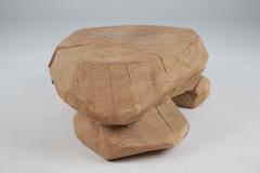  Logniture Wabi Sabi Oak Side Table Natural and Eco Friendly Logniture - 3732095