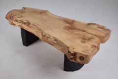  Logniture Wooden Brutalist Bench Table Wabi Sabi Natural and Eco Friendly Logniture - 3700633