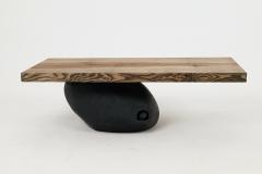  Logniture Wooden Brutalist Table Wabi Sabi Natural and Eco Friendly Logniture - 4017783