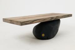  Logniture Wooden Brutalist Table Wabi Sabi Natural and Eco Friendly Logniture - 4017785