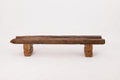  Logniture XXL Reclaimed Oak Wood Brutalist Bench Natural and Eco Friendly Logniture - 4306240