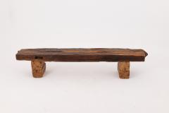  Logniture XXL Reclaimed Oak Wood Brutalist Bench Natural and Eco Friendly Logniture - 4306245