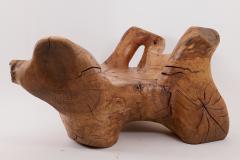  Logniture XXL Solid Carved Wood Bench With Raw Organic Form Indoor Outdoor Logniture - 4191037