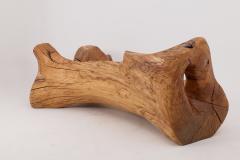  Logniture XXL Solid Carved Wood Bench With Raw Organic Form Indoor Outdoor Logniture - 4191044