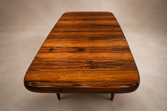  Loher Brazilian Mid Century Modern Extendable Dining Table in Rosewood Loher 1960s - 4746061