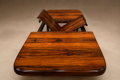  Loher Brazilian Mid Century Modern Extendable Dining Table in Rosewood Loher 1960s - 4746062