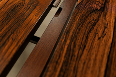  Loher Brazilian Mid Century Modern Extendable Dining Table in Rosewood Loher 1960s - 4746066