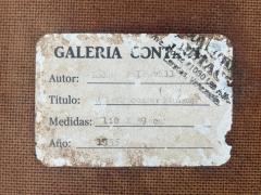  Lol Soldevilla Lol Soldevilla Oil on Board Untitled Signed and Dated 1955 Two COAs - 4632257