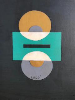  Lol Soldevilla Lol Soldevilla Oil on Wood Untitled Signed and Dated 1959 - 3579193