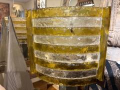  Longobard Italian Brutalist Iron And Glass Lamp By Longobard - 4551849