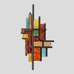  Longobard Multicolor Italian design brutalist wall light by Longobard - 3780946