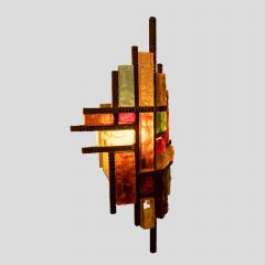  Longobard Multicolor Italian design brutalist wall light by Longobard - 3780950