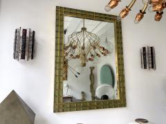  Longobard Pair of Hammered Glass Wrought Iron Sconces by Longobard Italy 1970s - 2767610