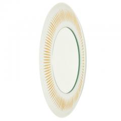  Lorenz Hutschenreuther Hutschenreuther Mirror Porcelain Sunburst Gold White Signed - 2817108