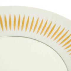  Lorenz Hutschenreuther Hutschenreuther Mirror Porcelain Sunburst Gold White Signed - 2817110