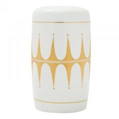  Lorenz Hutschenreuther Hutschenreuther Vase Porcelain White Gold Signed - 2744095