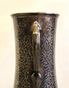  Lorenz Hutschenreuther Proto Bauhaus Hammered Silver Copper Vase or Wine Cooler by Hutscheneruther - 4111328