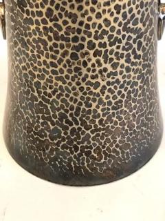  Lorenz Hutschenreuther Proto Bauhaus Hammered Silver Copper Vase or Wine Cooler by Hutscheneruther - 4111330