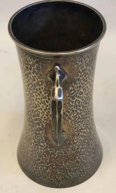  Lorenz Hutschenreuther Proto Bauhaus Hammered Silver Copper Vase or Wine Cooler by Hutscheneruther - 4111357