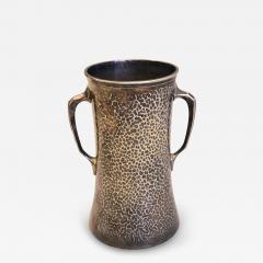  Lorenz Hutschenreuther Proto Bauhaus Hammered Silver Copper Vase or Wine Cooler by Hutscheneruther - 4111738