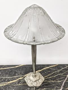  Lorrain Nancy France French Art Deco Bronze Table Lamp Signed Lorrain Nancy France - 3941250