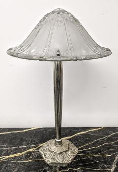  Lorrain Nancy France French Art Deco Bronze Table Lamp Signed Lorrain Nancy France - 3941251
