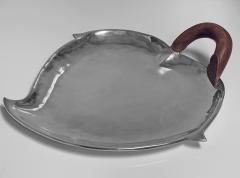  Los Castillo Los Castillo 1950s Mexican Sterling Silver Chili Pepper Large Dish - 1603352