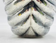  Los Castillo Los Castillo Studio Vase with Inlay and Hammered Finish Mexico 1970s - 4220235