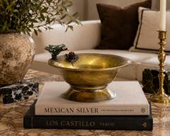  Los Castillo Los Castillo Taxco Brass Abalone Bird Bowl Mexican Modernist 1960s - 4766585