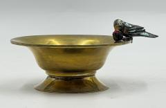 Los Castillo Los Castillo Taxco Brass Abalone Bird Bowl Mexican Modernist 1960s - 4766611