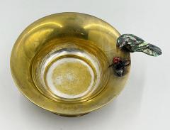  Los Castillo Los Castillo Taxco Brass Abalone Bird Bowl Mexican Modernist 1960s - 4766619