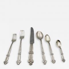  Los Castillo Mexican Sterling Silver Flatware Set for 6 36 Pieces in Mid Century - 3241402