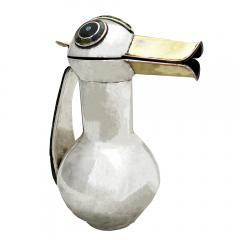  Los Castillo Silver Plated Duck Pitcher by Los Castillo Taxco Mexico - 3085515