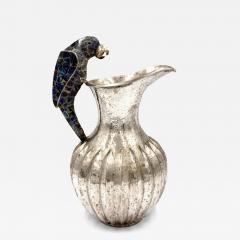  Los Castillos Overscale Los Castillos Silver plate Lapis Lazuli Parrot Pitcher - 4558953